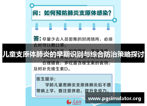 儿童支原体肺炎的早期识别与综合防治策略探讨