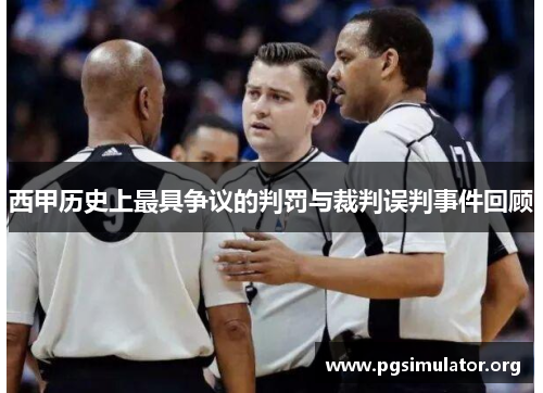 西甲历史上最具争议的判罚与裁判误判事件回顾